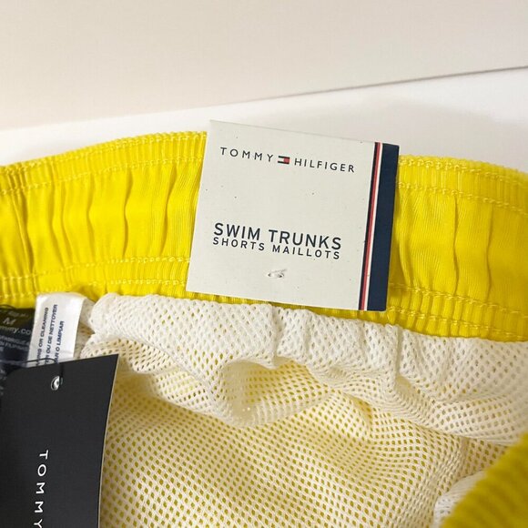 Tommy Hilfiger Yellow Swim Trunks Mens Size Medium - Picture 9 of 15